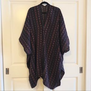 Ace & Jig Camino poncho, mardi gras/ calico